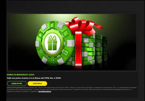 888 casino bonus senza deposito