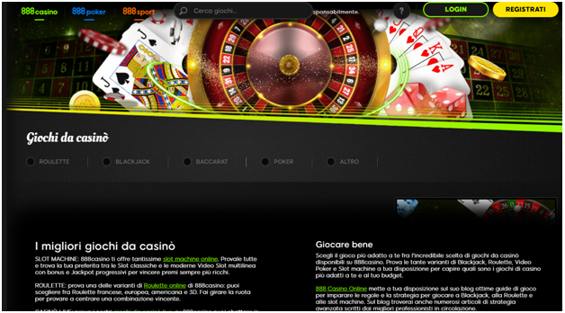 888 Casino offre la migliore esperienza di gioco