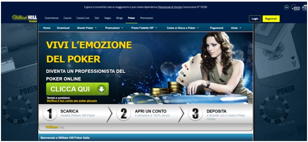 Come si gioca a poker su William Hill Casino