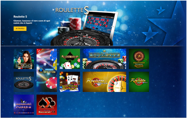 Giochi su StarVegas Casino