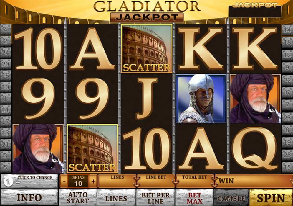 gladiator slot soldi veri android