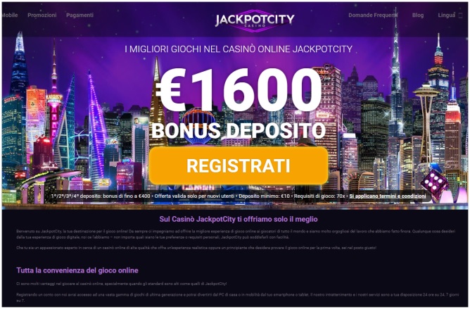 Jackpot City Casino Italia