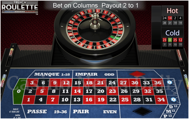 Roulette Francese Puntate esterne