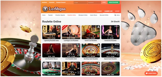 Roulette online