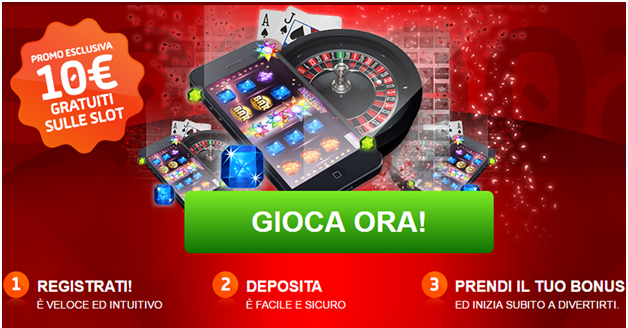 casino slot bonus senza deposito