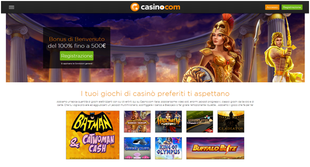 casino.com casinò online italiano