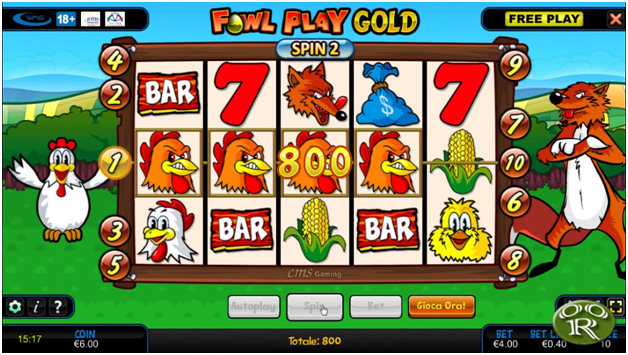 Slot Machine Gratis Gallina- fowl play