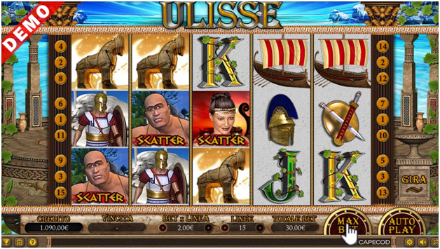 slot-machine-gratis-ulisse-Caratteristiche